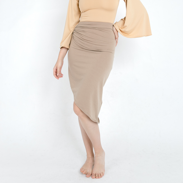 Wavy Skirt | Brown